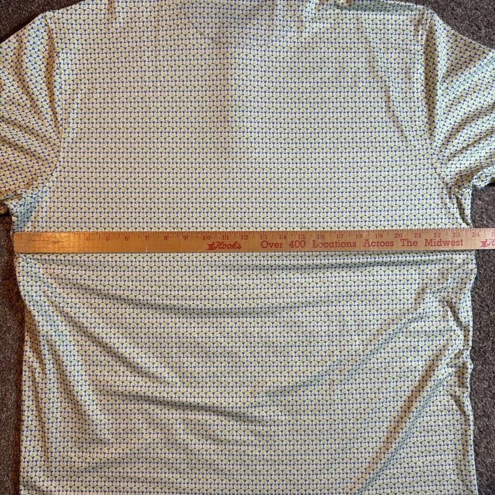 Walter Hagen Clubhouse Golf Polo Moisture Wicking Stretch White Lime XL - Picture 5 of 5